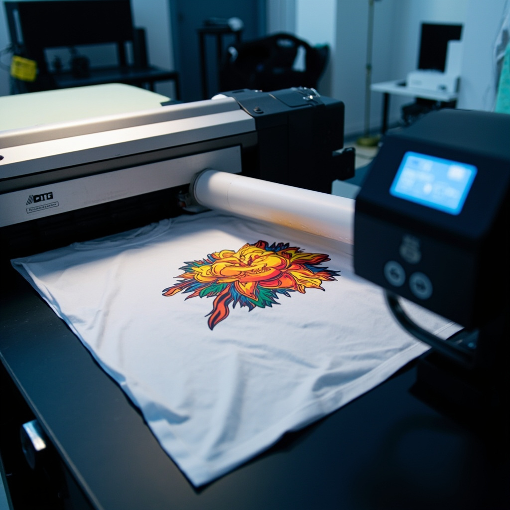 EraSmart A3 MAX DTF Printer printing process